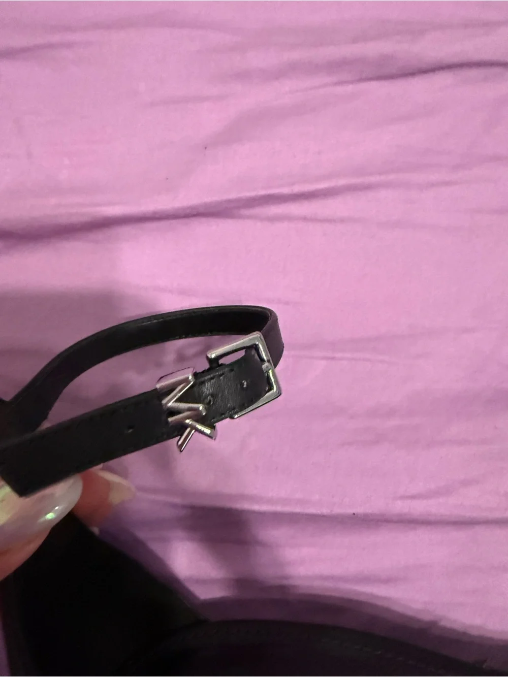 Michael Kors Black Leather Ankle Strap Wedge Sandals